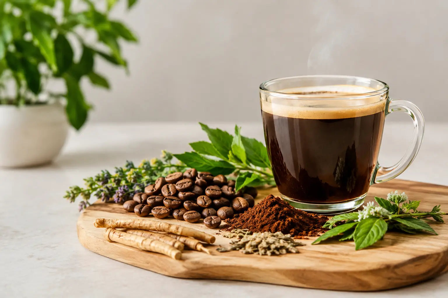 Welche Inhaltsstoffe hat Herbamina Kaffee?